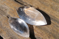 Polished Clear Quartz "Angel Tears" Pendant Pieces x 20 From Madagascar