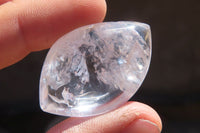 Polished Clear Quartz "Angel Tears" Pendant Pieces x 20 From Madagascar