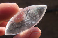 Polished Clear Quartz "Angel Tears" Pendant Pieces x 20 From Madagascar