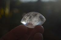 Polished Clear Quartz "Angel Tears" Pendant Pieces x 20 From Madagascar