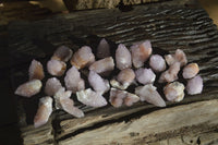 Natural Amethyst Spirit Quartz Single Crystals x 35 From Boekenhouthoek, South Africa