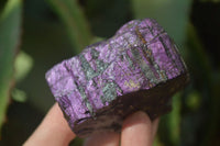 Natural Metallic Purpurite Cobbed Specimens x 12 From Erongo, Namibia