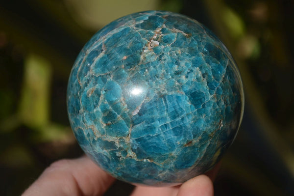 Polished Apatite Spheres x 2 From, Madagascar