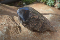 Natural Half Polished Smokey Quartz Crystals x 2 From Zomba, Malawi