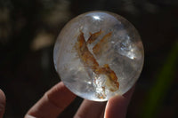 Polished Rock Crystal Quartz Balls x 4 From Ambatondrazaka, Madagascar