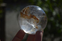 Polished Rock Crystal Quartz Balls x 4 From Ambatondrazaka, Madagascar