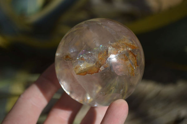 Polished Rock Crystal Quartz Balls x 4 From Ambatondrazaka, Madagascar