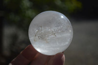 Polished Rock Crystal Quartz Balls x 4 From Ambatondrazaka, Madagascar