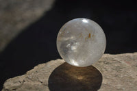 Polished Rock Crystal Quartz Balls x 4 From Ambatondrazaka, Madagascar