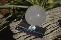 Polished Rock Crystal Quartz Balls x 4 From Ambatondrazaka, Madagascar