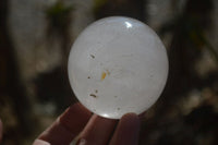 Polished Rock Crystal Quartz Balls x 4 From Ambatondrazaka, Madagascar