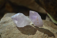 Natural Jacaranda Amethyst Single Crystals x 35 From Mumbwa, Zambia