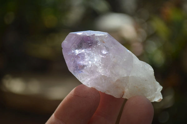 Natural Jacaranda Amethyst Single Crystals x 35 From Mumbwa, Zambia