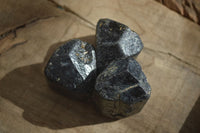 Natural Schorl Black Tourmaline Specimens x 18 From Karoi, Zimbabwe