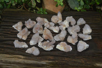 Natural Limonite Spirit Quartz Clusters x 35 From Boekenhouthoek, South Africa