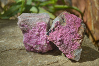 Natural Salrose Cobaltion Dolomite Specimens x 4 From Kakanda, Congo