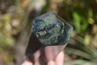 Polished Stromatolite Jasper Prisms x 2 From Madagascar