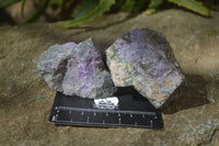 Natural Stichtite & Serpentine Cobbed Specimens x 12 From Barberton, South Africa