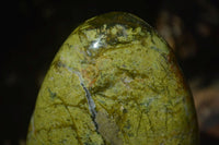 Polished Green Opal Standing Free Forms x 2 From Madagascar