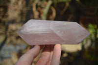 Polished Rose Quartz Points x 3 From Madagascar