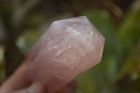 Polished Rose Quartz Points x 3 From Madagascar