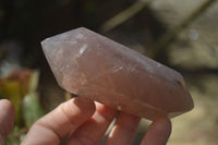 Polished Rose Quartz Points x 3 From Madagascar