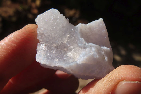 Natural Etched Blue Chalcedony Specimens x 70 From Nsanje, Malawi