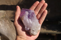 Polished Jacaranda Amethyst Crystals x 4 From Mumbwa, Zambia