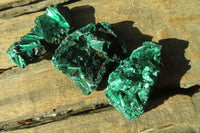 Natural Silky Malachite Specimens x From Kasompe, Congo