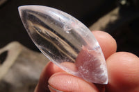 Polished Clear Quartz "Angel Tears" Pendant Pieces x 20 From Madagascar