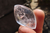 Polished Clear Quartz "Angel Tears" Pendant Pieces x 20 From Madagascar