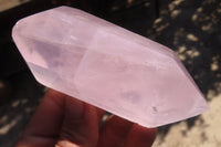 Polished Rose Quartz Crystals x 3 From Madagascar