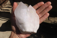 Polished Clear Quartz Clusters x 6 From Madagascar