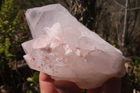 Polished Clear Quartz Clusters x 6 From Madagascar