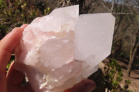 Polished Clear Quartz Clusters x 6 From Madagascar