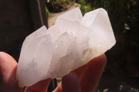 Polished Clear Quartz Clusters x 6 From Madagascar