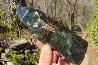 Polished Labradorite Point x 1 From Tulear, Madagascar