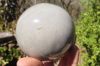 Polished Polychrome Jasper Spheres x 2 From Mahajanga, Madagascar