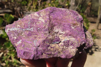 Natural Metallic Purpurite Cobbed Specimens x 6 From Erongo, Namibia