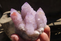 Natural Ametrine Spirit Quartz Clusters x 12 From Boekenhouthoek, South Africa