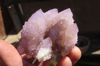 Natural Ametrine Spirit Quartz Clusters x 12 From Boekenhouthoek, South Africa