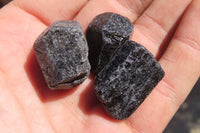 Natural Alluvial Schorl Black Tourmaline Crystals 2 Kg lot From Zimbabwe