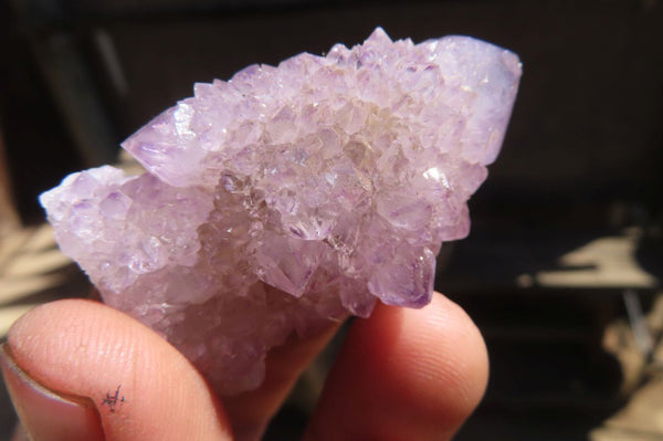 Natural Amethyst / Ametrine Spirit Quartz Single Crystals x 20 From Boekenhouthoek, South Africa