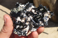 Natural Aegirine With Black Schorl Specimens x 6 From Zomba, Malawi