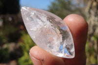 Polished Clear Quartz "Angel Tears" Pendant Pieces x 20 From Madagascar