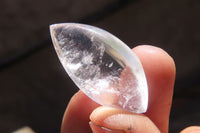 Polished Clear Quartz "Angel Tears" Pendant Pieces x 20 From Madagascar