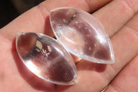 Polished Clear Quartz "Angel Tears" Pendant Pieces x 20 From Madagascar