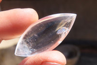 Polished Clear Quartz "Angel Tears" Pendant Pieces x 20 From Madagascar