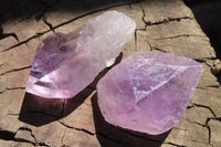 Natural Jacaranda Amethyst Crystals x 35 From Mumbwa, Zambia