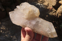 Polished Quartz Crystals x 2 From Angola